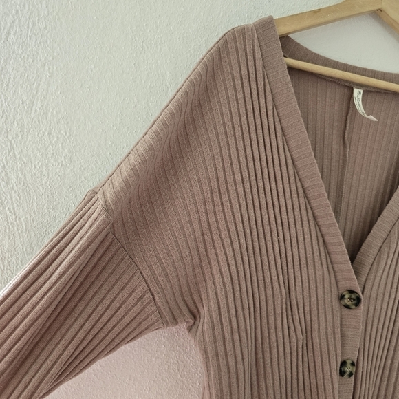 PerSeption Concept Cream Neutral Tan Cardigan Sweater Size XL - Picture 4 of 9